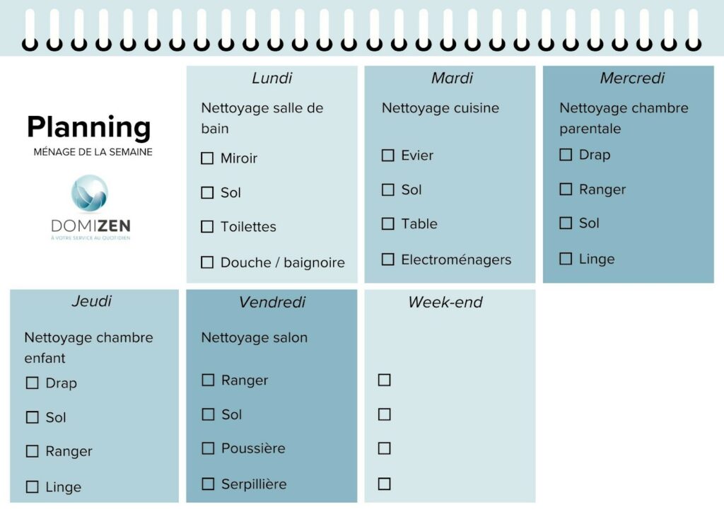 Planning ménage